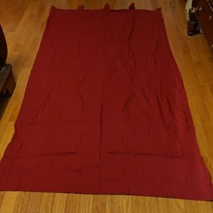 Curtains deep red - 2 panels included